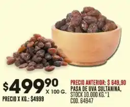 Coto Pasa de uva sultanina oferta
