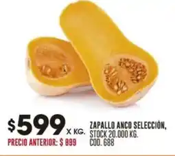 Coto Zapallo anco selección oferta