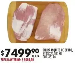 Coto Churrasquito de cerdo oferta