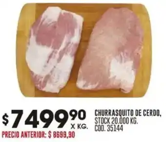 Coto Churrasquito de cerdo oferta