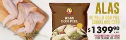 Coto Alas de pollo con piel congelado coto oferta