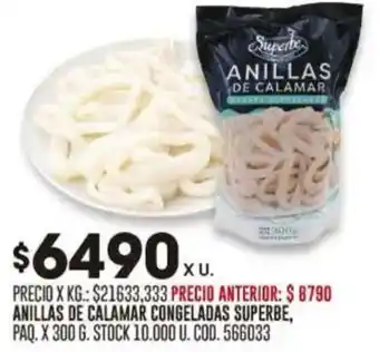 Coto Anillas de calamar congeladas superbe oferta