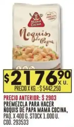 Coto Premezcla para hacer noquis de papa mama cocina oferta