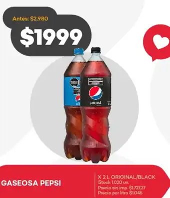 Supermercados Tadicor Pepsi gaseosa oferta