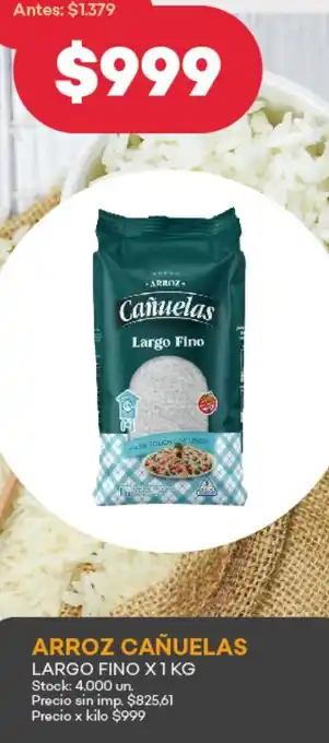 Supermercados Tadicor Cañuelas arroz largo fino oferta