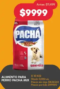 Supermercados Tadicor Alimento para perro pacha mix oferta