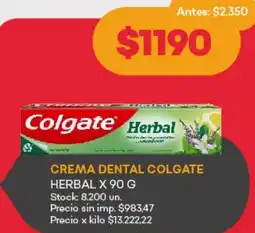 Supermercados Tadicor Colgate herbal crema dental oferta