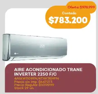 Supermercados Tadicor Aire acondicionado trane inverter 2250 F/C oferta