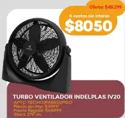 Supermercados Tadicor Turbo ventilador indelplas iv20 oferta