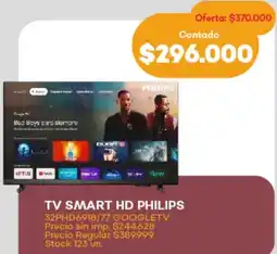 Supermercados Tadicor Philips tv smart hd oferta