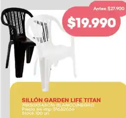 Supermercados Tadicor Sillón garden life titan oferta