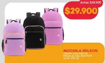 Supermercados Tadicor Mochila wilson oferta