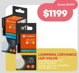 Supermercados Tadicor Lámpara ledvance led value oferta