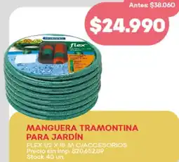 Supermercados Tadicor Manguera tramontina para jardín oferta