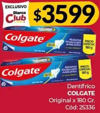 Diarco Colgate dentifrico original oferta