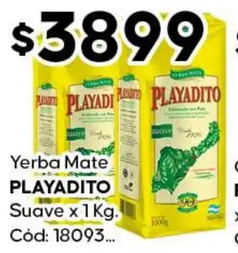 Diarco Playadito yerba mate suave oferta