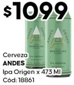 Diarco Andes cerveza ipa origen oferta