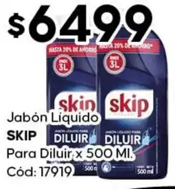 Diarco Skip jabón liquido para diluir oferta