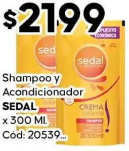 Diarco Sedal shampoo y acondicionador oferta