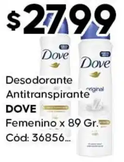 Diarco Dove desodorante antitranspirante femenino oferta