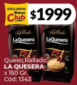 Diarco La quesera queso rallado oferta