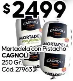 Diarco Cagnoli mortadela con pistacho oferta