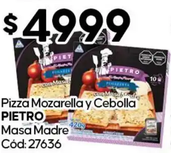 Diarco Pietro pizza mozarella y cebolla masa madre oferta