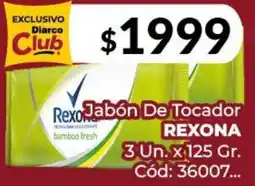 Diarco Rexona rexo jabón de tocador oferta