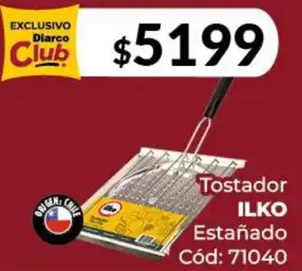 Diarco Ilko tostador estañado oferta