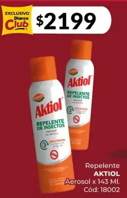 Diarco Aktiol repelente aerosol oferta