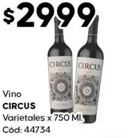 Diarco Circus vino varietales oferta