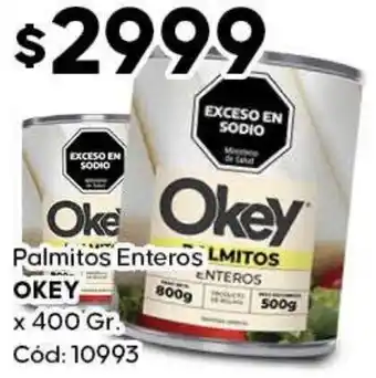 Diarco Okey palmitos enteros oferta