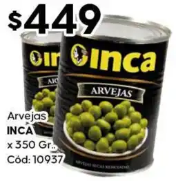 Diarco Inca arvejas oferta
