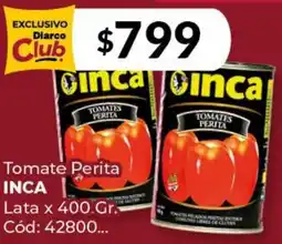 Diarco Inca tomate perita lata oferta