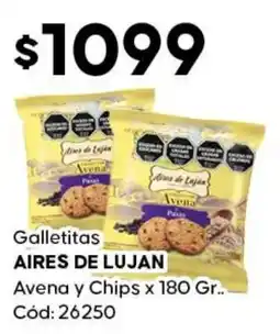 Diarco Aires de lujan galletitas avena y chips oferta