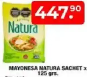 Maxiconsumo Natura mayonesa sachet oferta