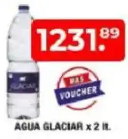 Maxiconsumo Agua glaciar oferta