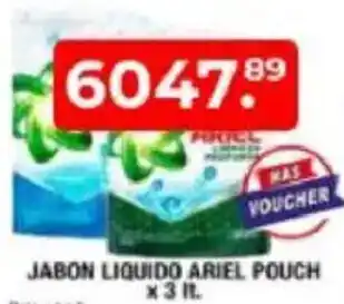 Maxiconsumo Jabon liquido ariel pouch oferta