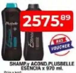 Maxiconsumo Plusbelle esencia shamp y acond oferta