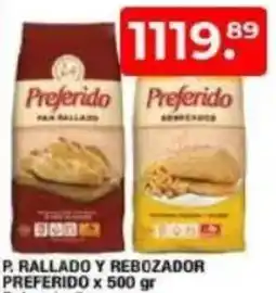 Maxiconsumo P. rallado y rebozador preferido oferta