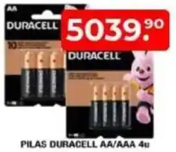 Maxiconsumo Duracell pilas AA/AAA oferta