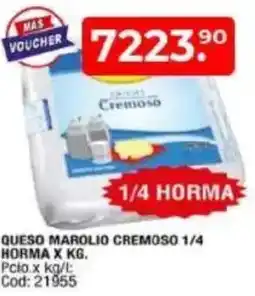 Maxiconsumo Queso marolio cremoso oferta