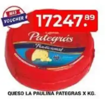 Maxiconsumo La paulina quesò pategras oferta