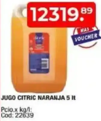 Maxiconsumo Jugo citric naranja oferta