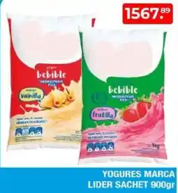 Maxiconsumo Yogures marca lider sachet oferta