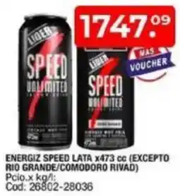 Maxiconsumo Energiz speed lata oferta