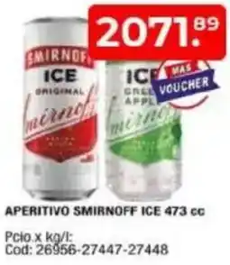 Maxiconsumo Aperitivo smirnoff ice oferta