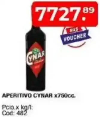 Maxiconsumo Cynar aperitivo oferta