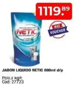 Maxiconsumo Jabon liquido netic oferta
