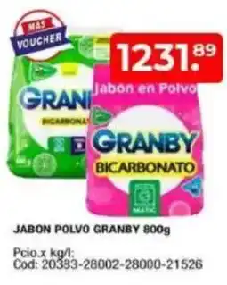 Maxiconsumo Granby jabon polvo oferta